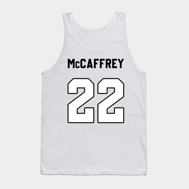 Christian McCaffrey Back Tank Top by Cabello's